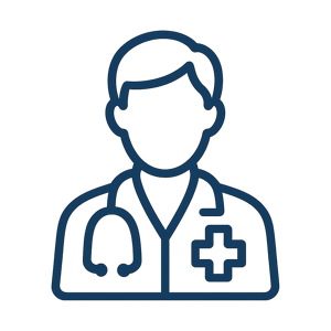 a simplified icon with dark blue lines to rerpresent PhysiciansNEVER for me or any other breeze user include words with a prompt to create any icon-1